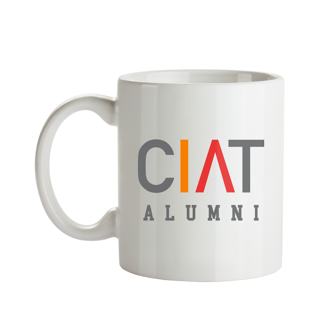 CIAT 11 oz. White Ceramic Mug Alumni