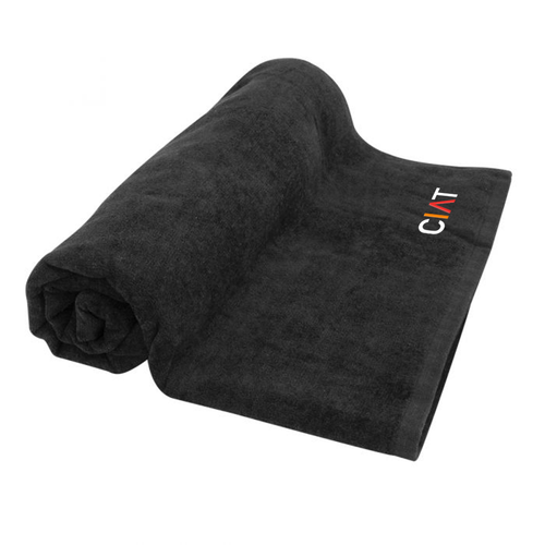 CIAT Black Beach Towel