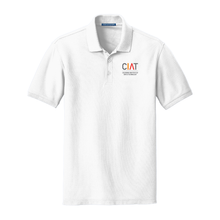 Load image into Gallery viewer, CIAT Men&#39;s Core Classic Pique Polo in white
