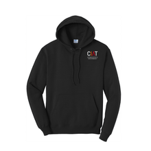 Load image into Gallery viewer, Men&#39;s Tall Core Fleece Pullover Hooded Sweatshirt in jet black from CIAT

