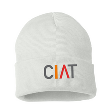 Load image into Gallery viewer, CIAT White Cuffed Beanie
