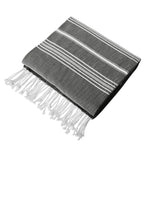 Load image into Gallery viewer, CIAT Gray Striped Cali Throw ALUMNI
