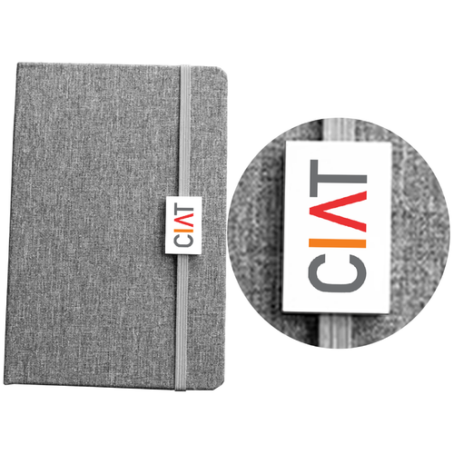 CIAT Gray Fabric Cover Libretto Journal