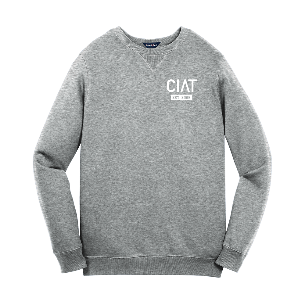 CIAT Gray Crewneck Sweatshirt - Left Chest Alumni