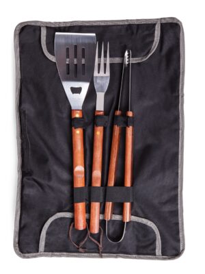 3-Piece BBQ Tote & Grill Set