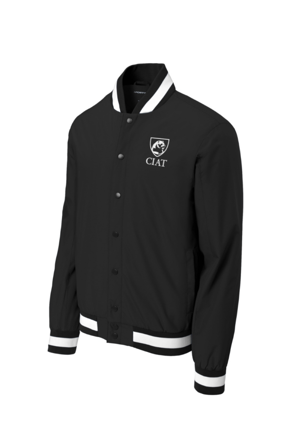 Insulated Varsity Jacket - White Outlined Logo