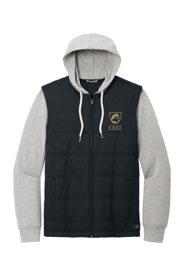 Men's Travis Mathew Hooded Jacket - Gold Logo