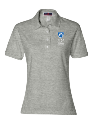 Women's Jersey Polo - Image 3