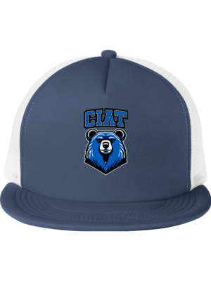 Codi Flat Bill Snapback Trucker Cap - Image 5
